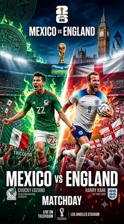 Watch Mexico vs England | 2026 World Cup