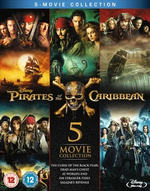 MOVIE: Pirates of the Caribbean Collection 1 - 5 (Hollywood Movie)