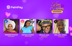 Payments made easy, love made sweeter with PalmPay #LoveWithPalmPay Couples